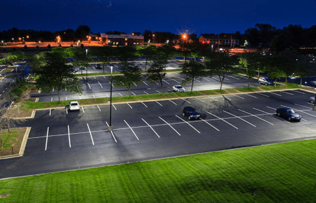 LED parking lot lights